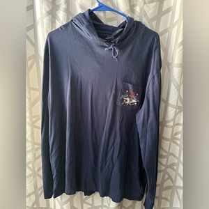 NWT, polo by Ralph Loren,men’s Long sleeve hoodie, XL slim fit, blue